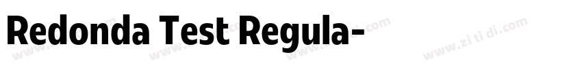 Redonda Test Regula字体转换